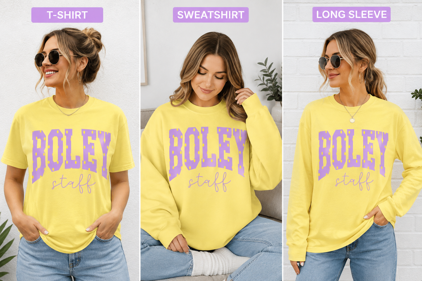 Boley Staff Shirts and Sweatshirts