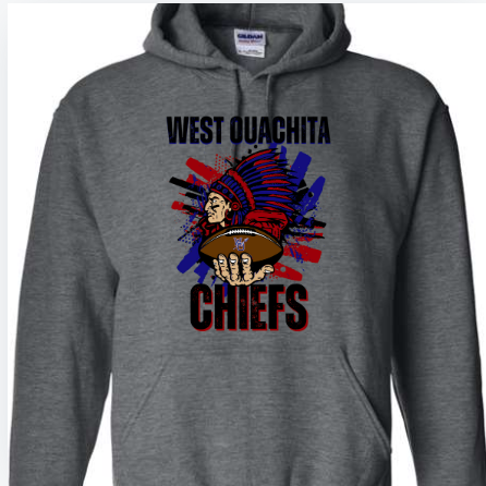 Chiefs Football Spirit Shirt - Red & Blue