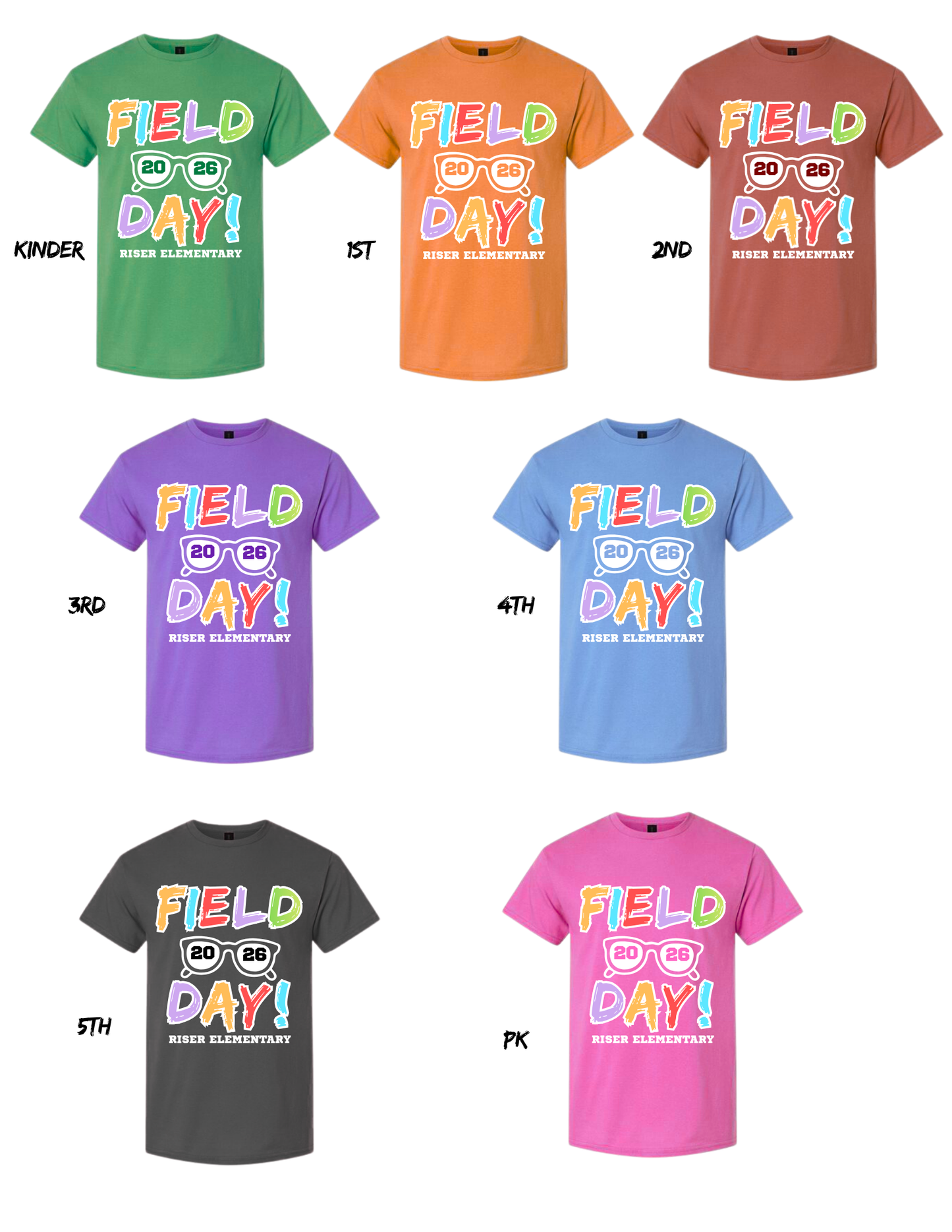 Riser Field Day Shirts