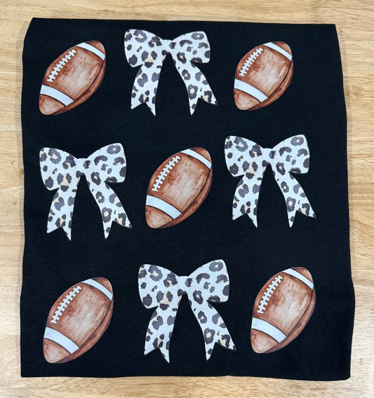 Football & Cheetah Bows