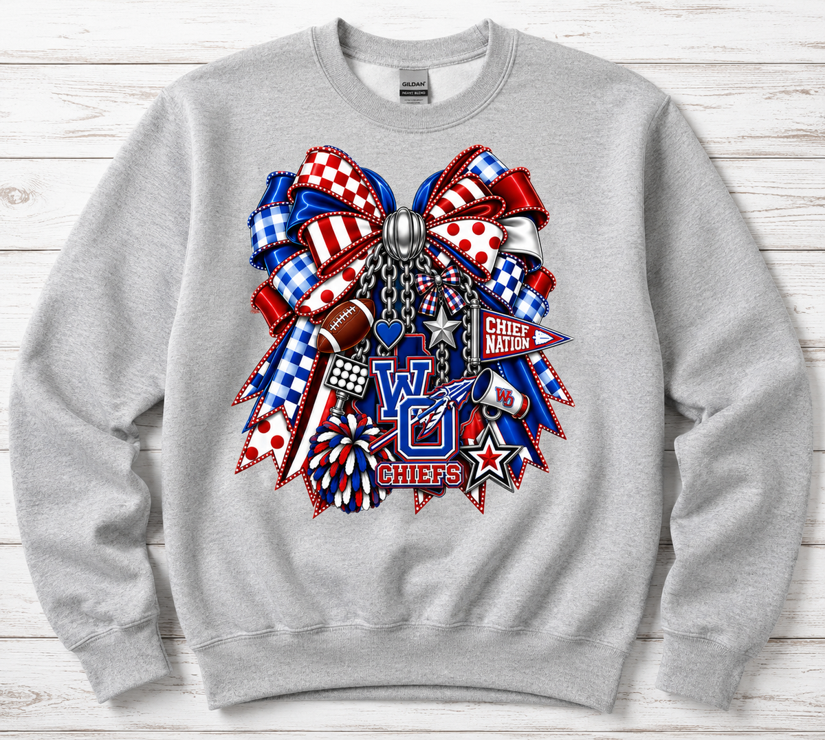 West Ouachita Big Bow SweatShirts