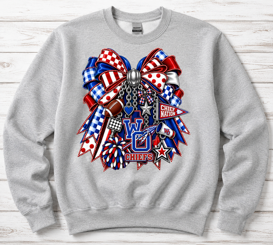 West Ouachita Big Bow SweatShirts
