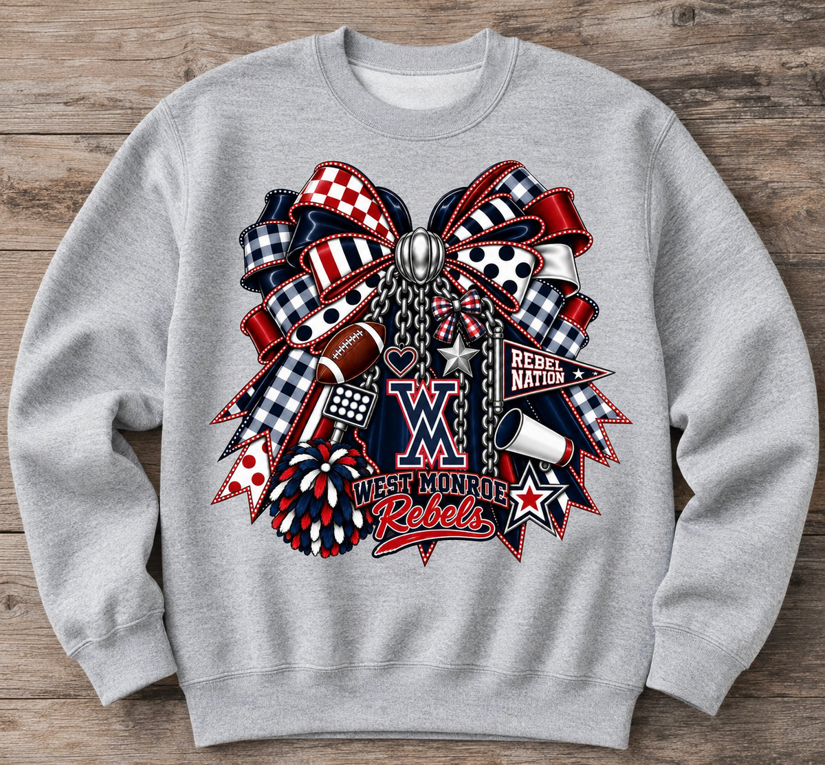 West Monroe Big Bow SweatShirts