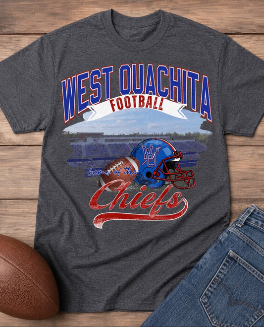 West Ouachita Chiefs Football Stadium Tee