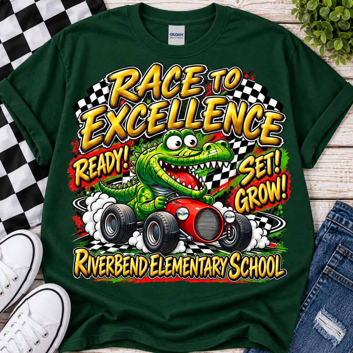 Riverbend Elementary School Race Shirt
